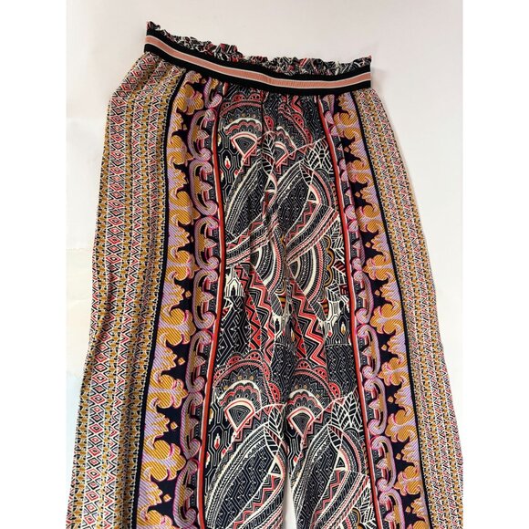Maeve Anthropologie Womens Boho Print Wide-Leg Pants Medium - Picture 14 of 16